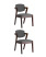 Стул обеденный VIVA темно-серый 2 шт, (Стул кухонный Viva серый)