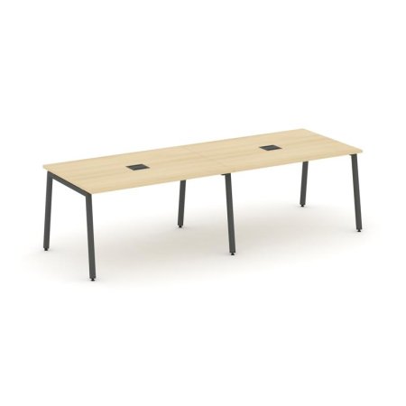 Стол переговорный SN-4A.SPRG-013 (2760х980х750) (Акация Лорка/Металл Антрацит)