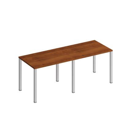 Рабочая станция на металлокаркасе КФ (2х100) Комфорт КФ К.1130-2 2000x750x750 (Французский орехСерый)