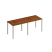 Рабочая станция на металлокаркасе КФ (2х100) Комфорт КФ К.1130-2 2000x750x750 (Дуб шамони темныйСерый)
