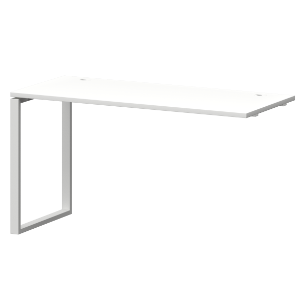 Модуль линейный на металлокаркасе Смарт СМС25-О-14К.60Э.Пр25 1400x600x750 (Белый/Белый)