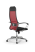Кресло для руководителя Метта Sit 10 B1-111K - X2+UMF(X1) /Ub00/Wh00/K1cL(M09.B22.G18.W02) (Красный | Черный)