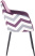 Кресло CH-380F сливовый Italia 23 зигзаг на ножках металл (Фиолетовый)