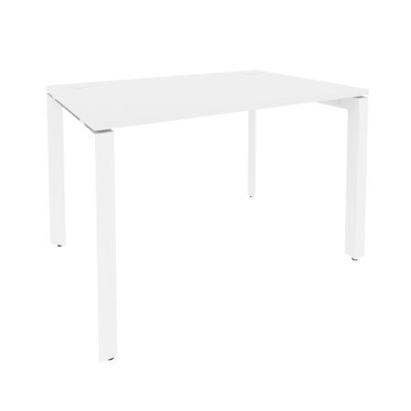 Стол рабочий на П-образном м/к Onix O.MP-SP-2.8 1180x800x750 (Белый Бриллиант/Белый Металл)