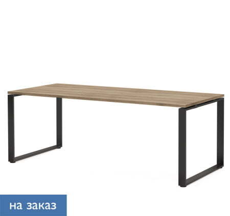 ROLA Стол для руководителя L200 (Гавана/Черный металл)