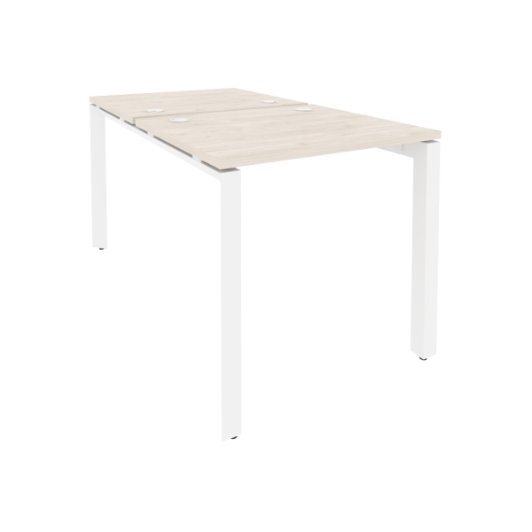 Рабочая станция на П-образном м/к Onix O.MP-D.RS-2.0.7 780x1475x750 (Денвер Светлый/Белый Металл)