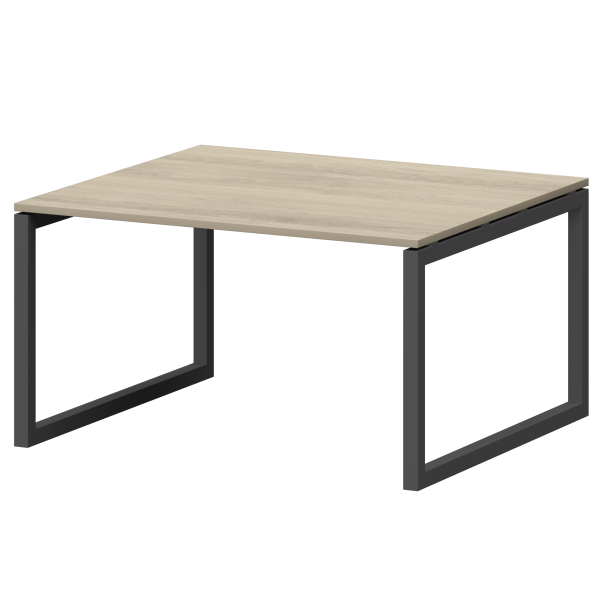 Стол переговорный на металлокаркасе Смарт СМСП-О-12.123.Пр50 1200x1236x750 (Кронберг/Антрацит)