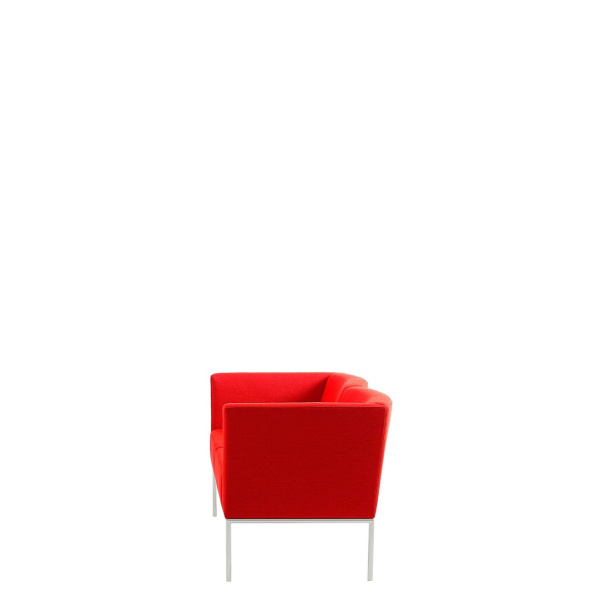 Кресло офисное Авеню (М-14) с подлокотниками (Красный)