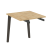 Брифинг-приставка на деревянных опорах Onix Wood Direct OW.BR-7 780x720x750 (Тиквуд Темный/Дуб Светлый)
