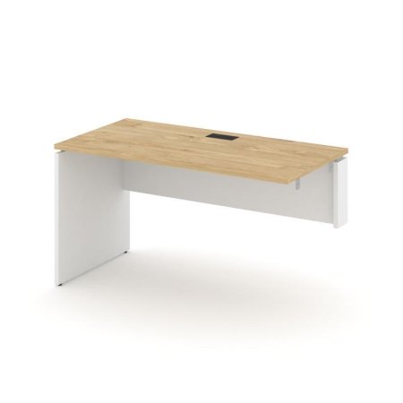 Стол-приставка к опорным элементам SN-D.OPRS-013(R) (1380х700х750) (Тиквуд Светлый/Белый)