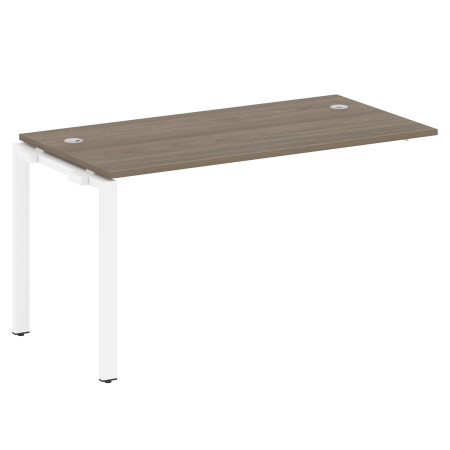 Проходной наборный элемент рабочей станции Metal System Style БП.ПРС-СП-1.3 1400x720x750 (Вяз/Белый металл)