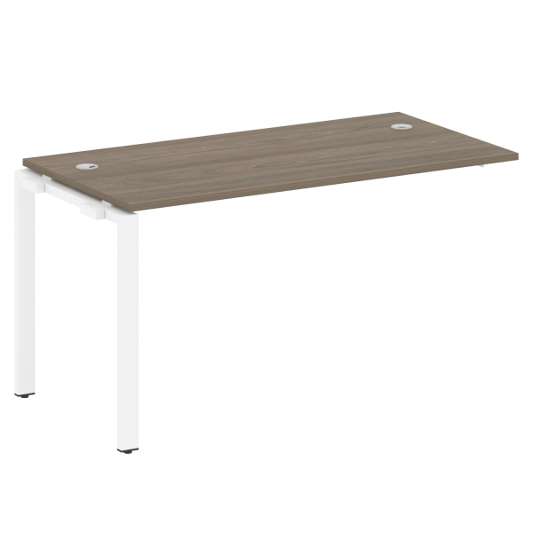 Проходной наборный элемент рабочей станции Metal System Style БП.ПРС-СП-1.3 1400x720x750 (Вяз/Белый металл)