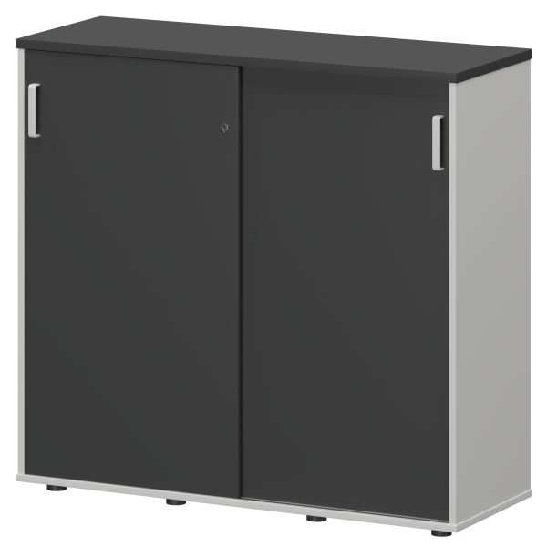 Тумба-купе Смарт СМТ-12.11К Тип2 1236x444x1175 (Белый/Графит)