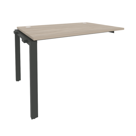 Наборный элемент рабочей станции на П-образном м/к Onix O.MP-1.NRS-2.8 1180x800x750 (Дуб Аттик/Черный металл)
