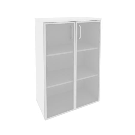 Шкаф средний широкий Onix O.ST-2.4R 800x420x1207 (Белый Бриллиант)