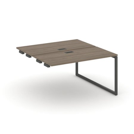 Стол-приставка к опорным элементам SN-4O.DPRS-014 (1580х1432х750) (Вяз Благородный/Металл Антрацит)