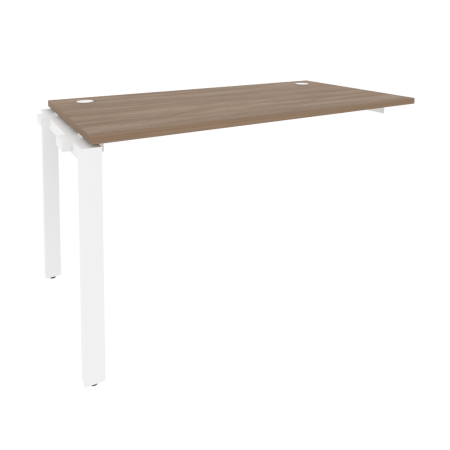 Наборный элемент рабочей станции на П-образном м/к Onix O.MP-1.NRS-3.7 1380x720x750 (Дуб Аризона/Белый Металл)