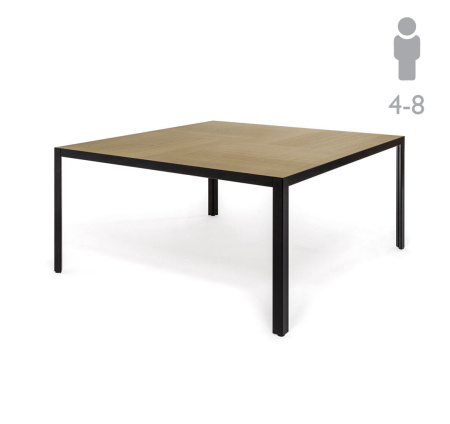 ENZO Стол для переговоров 140 см (Светлый эвкалипт/Черный)