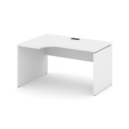 Стол рабочий эргономичный SN-D.SPA-011(L) (1380х700/980х750) (Белый)