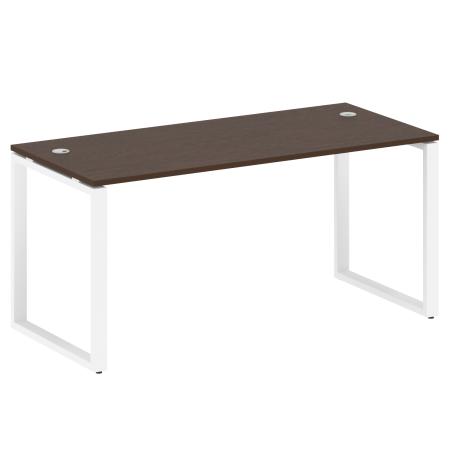 Стол письменный Metal System Style БО.СП-4 1600x720x750 (Венге Цаво/Белый металл)