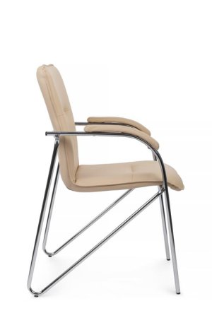 Стул Самба с мягкими подлокотниками SMB-01H Бежевый (Бежевый)