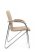 Стул Самба с мягкими подлокотниками SMB-01H Бежевый (Бежевый)