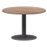 Стол круглый Арго-М АМ-Д120 1200x1200x760 (Темный шимо/Белый)