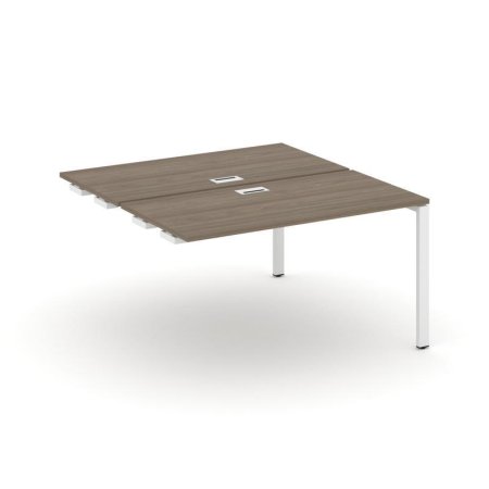 Стол-приставка к опорным элементам SN-6P.DPRS-014 (1580х1432х750) (Вяз Благородный/Металл Белый)