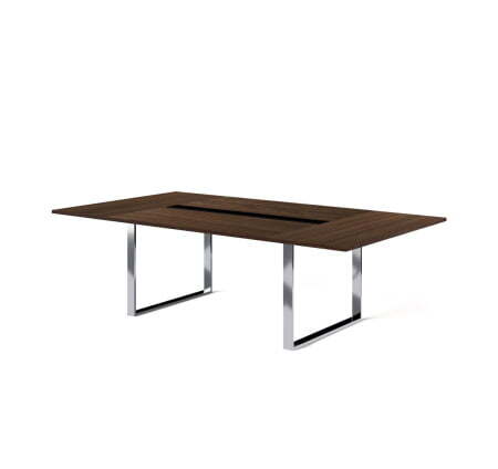 EXE Стол для переговоров L256 101 910 (Орех/Хром металл)