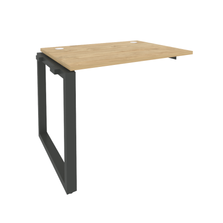 Наборный элемент рабочей станции на О-образном м/к Onix O.MO-1.NRS-1.7 980x720x750 (Тиквуд Светлый/Черный металл)