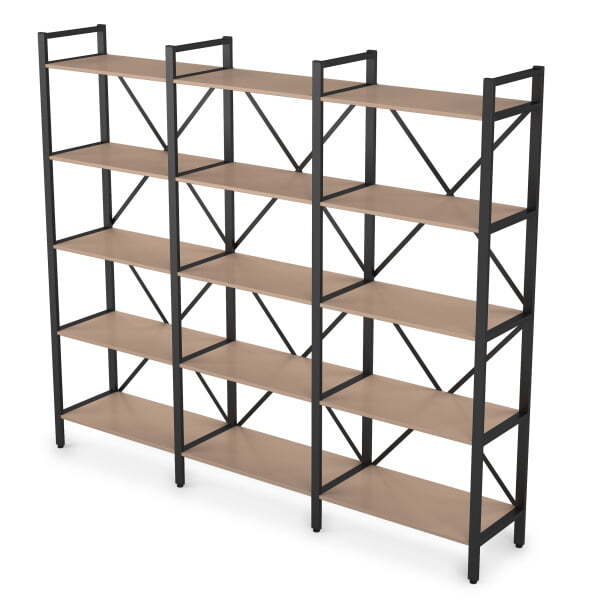 10СТ.001 Стеллаж тройной (2320x400x2000) (Mokko)