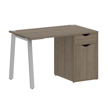 Стол письменный VR.SP-3-118.1.A 1180x720x750 (Вяз благородный/Серый Металл)