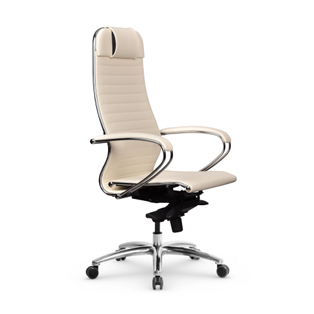 Кресло для руководителя Метта Samurai K-1.04 MPES (Молочный)