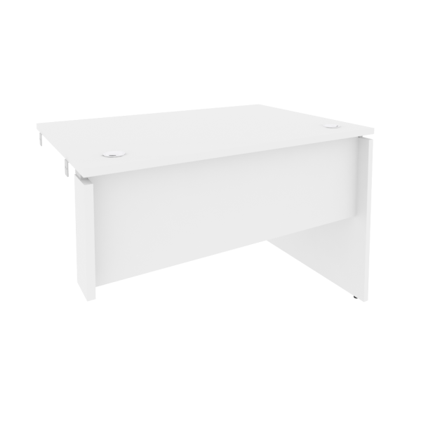 Стол-приставка правый к опорным элементам Onix O.SPR-2.8R 1180x800x750 (Белый Бриллиант)