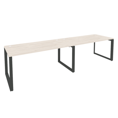 Рабочая станция на О-образном м/к Onix O.MO-RS-2.4.8 3160x800x750 (Денвер Светлый/Черный металл)