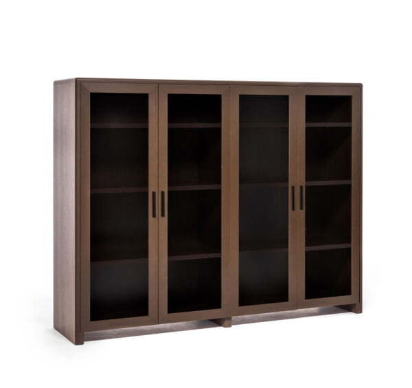 FORTE Шкаф-витрина (Орех)