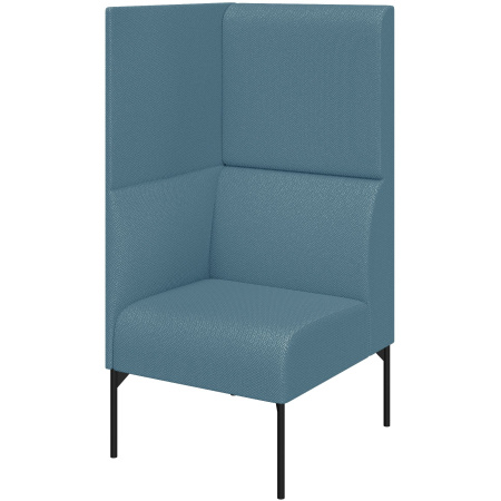 Диван Бридж. Модуль 1-местный правый высокий. (Модуль 1-местный правый высокий sweet_azure)