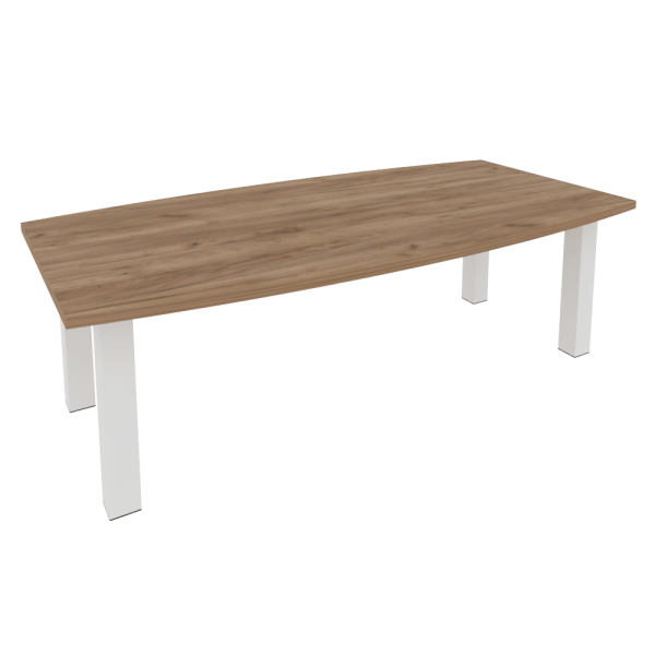 Стол переговоров с опорами First KPRG-1 2400x1200x750 (Дуб Табак)
