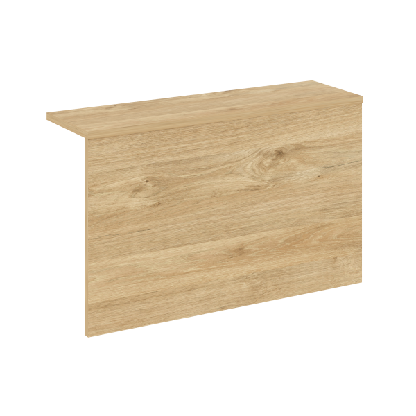 Накладка прямая высокая на 2 модуля О.R-F.MP.V-78 Onix О.R-NP.V-78.2 1100x327x674 (Тиквуд Светлый)