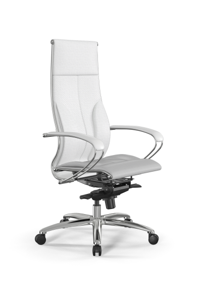 Кресло для руководителя Метта Samurai B1-10K - Infinity /Kc06/Nc06/K2cL(M06.B31.G04.W03) (Белый)
