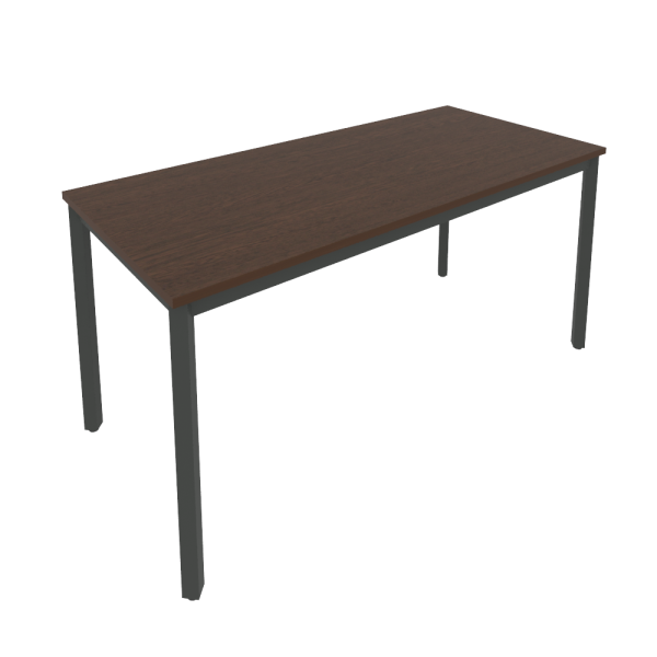 Стол письменный на металлокаркасе Slim С.СП-6 1580x720x750 (Венге Цаво/Антрацит металл)