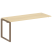 Проходной наборный элемент рабочей станции Metal System Style БО.ПРС-СП-1.5 1800x720x750 (Дуб Наварра/Серый металл)