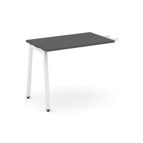 Брифинг-приставка SN-4A.BR-001 (580х600х750) (Антрацит/Металл Белый)