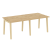 Стол переговорный на деревянных опорах Onix Wood OW.PRG-2.1 1960x980x750 (Тиквуд Светлый/Дуб Темный)