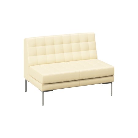 Диван без подлокотников двухместный FR-D-02 (Oregon 11/Металл Серый)