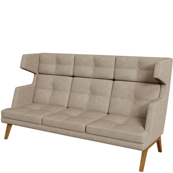 Диван офисный 3-х местный высокий Беверли (Диван 3-местный высокий dream_2)