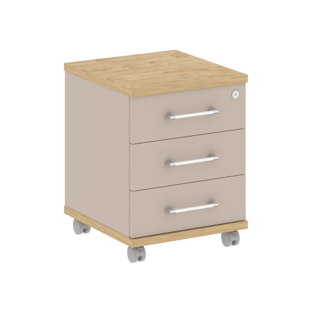 Тумба мобильная Shift SK.TM (432x460x562) (Тиквуд Светлый-Капучино)