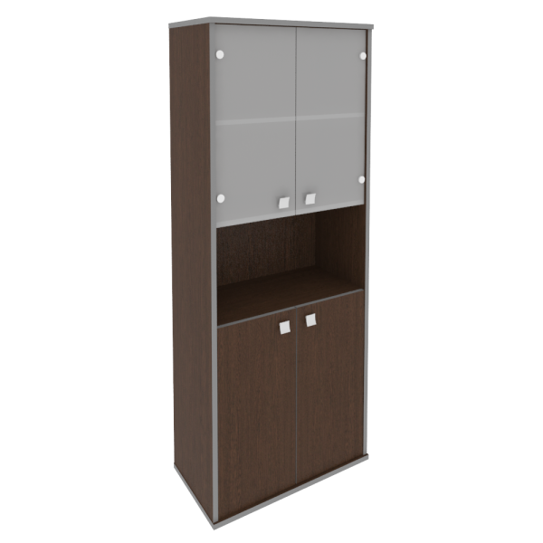 Шкаф высокий широкий Style Л.СТ-1.4 778x410x1980 (Венге Цаво)