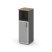 Шкаф средний узкий SN.STU.E-203(L) (400х400х1203) (Антрацит/Тиквуд Светлый/Сатин)