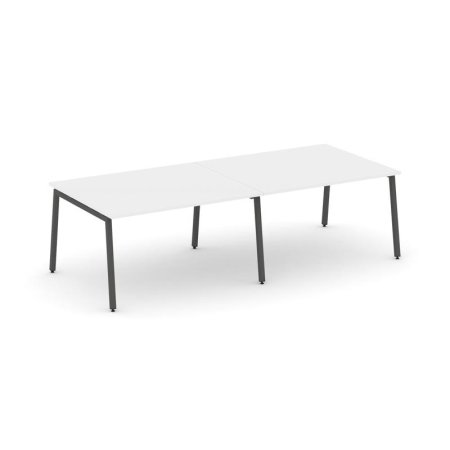 Стол переговорный SN-4A.SPRG-044.3 (3160х1180х750) (Белый/Металл Антрацит)